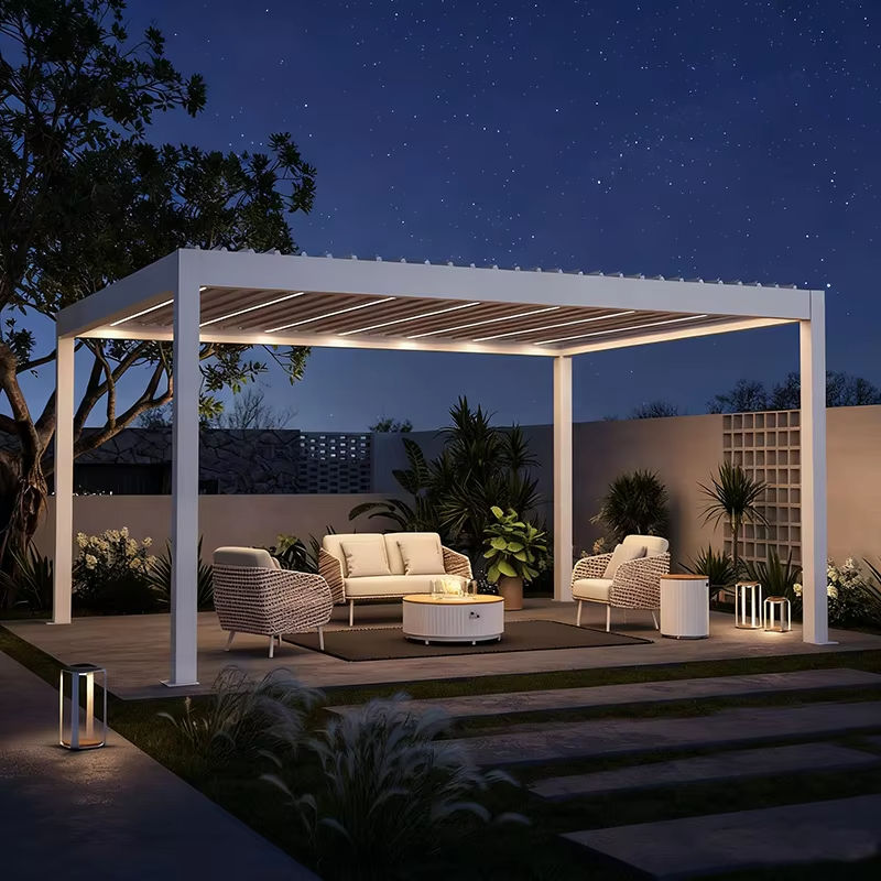 Pavilhão Externo Resistente à  - Outdoor Lighting Gazebo avaliação e preço