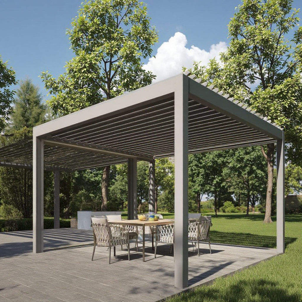Pavilhão Externo Resistente à  - Outdoor Lighting Gazebo avaliação e preço