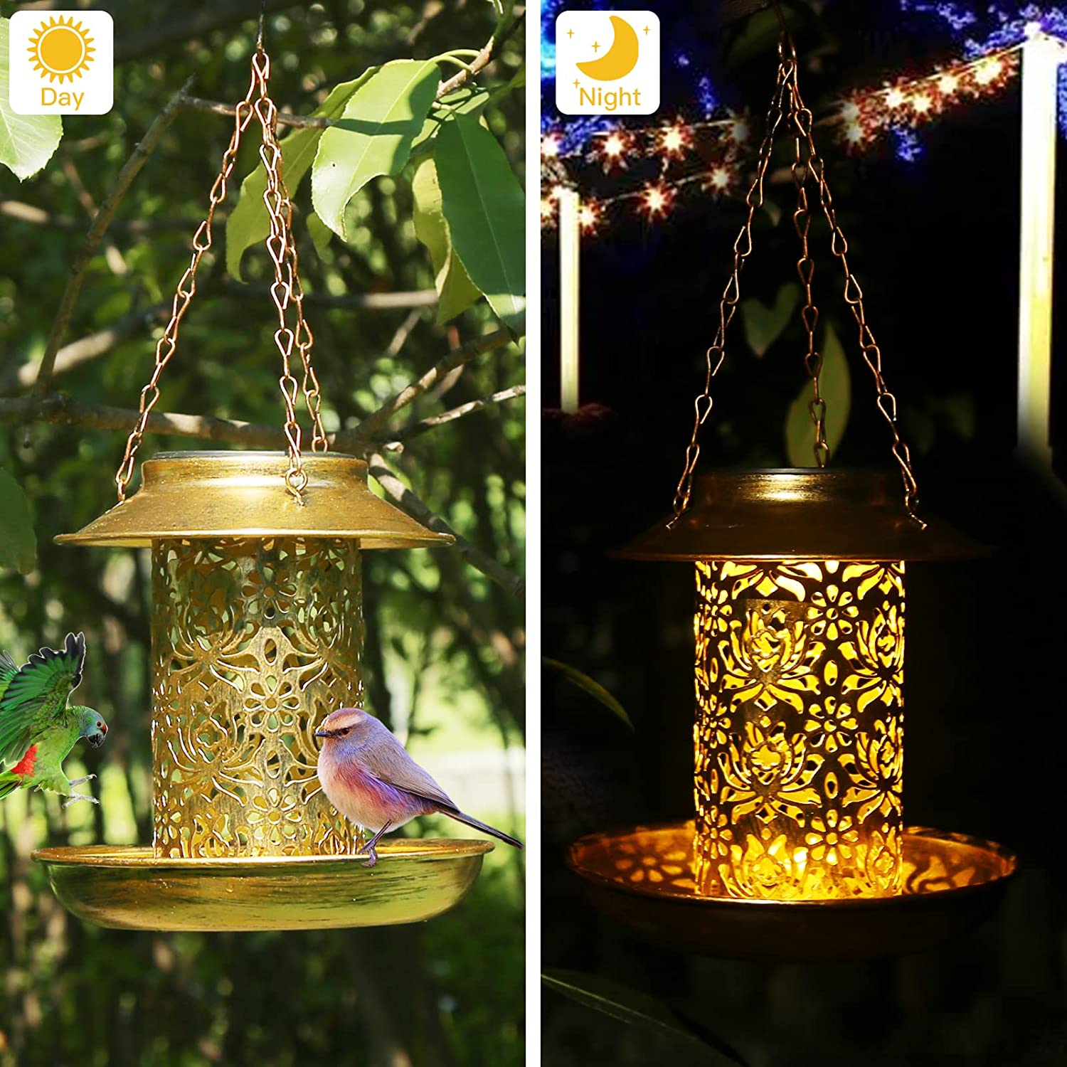 Alimentador solar de pássaros  - Outdoor Lighting Ideas For House avaliação e preço