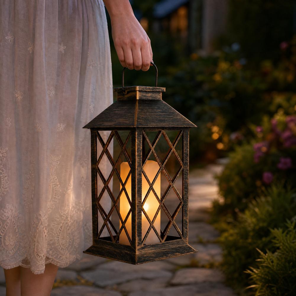 Lanterna Solar Retrô, Lanterna - Hanging Outdoor Lighting avaliação e preço