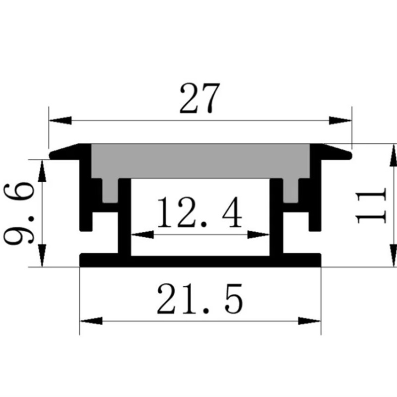 1.5 m/pçs telhas perfil de alu - Ground Light Recessed avaliação e preço