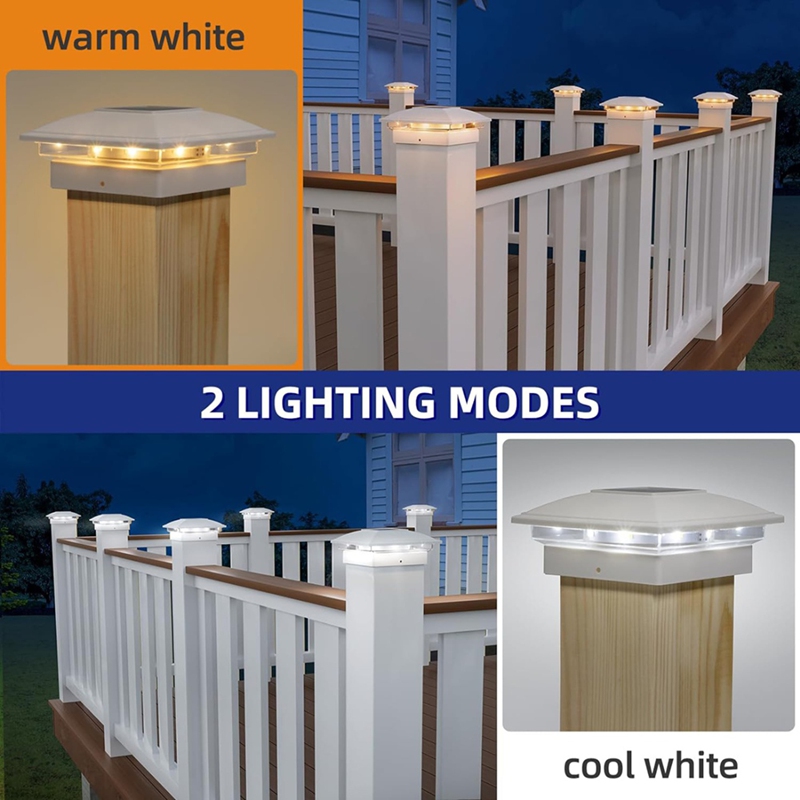 Pacote com 4 Luzes Solares par - Outdoor Lighting For Fence avaliação e preço