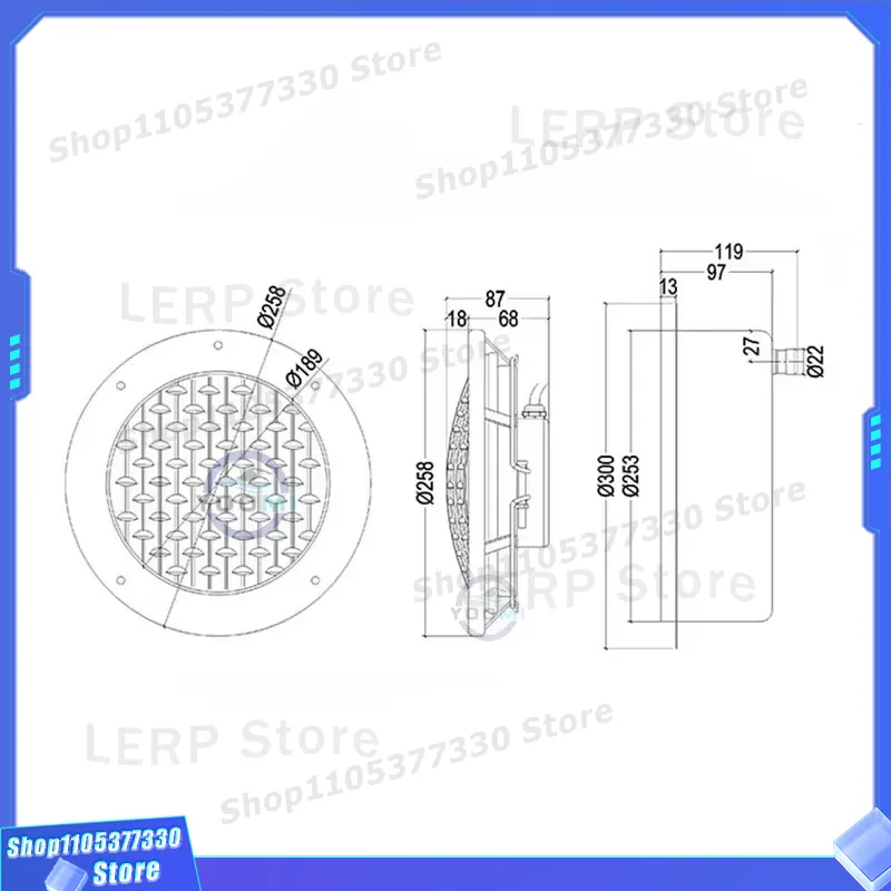 Luz LED RGB Subaquática para P - Ground Light Recessed avaliação e preço