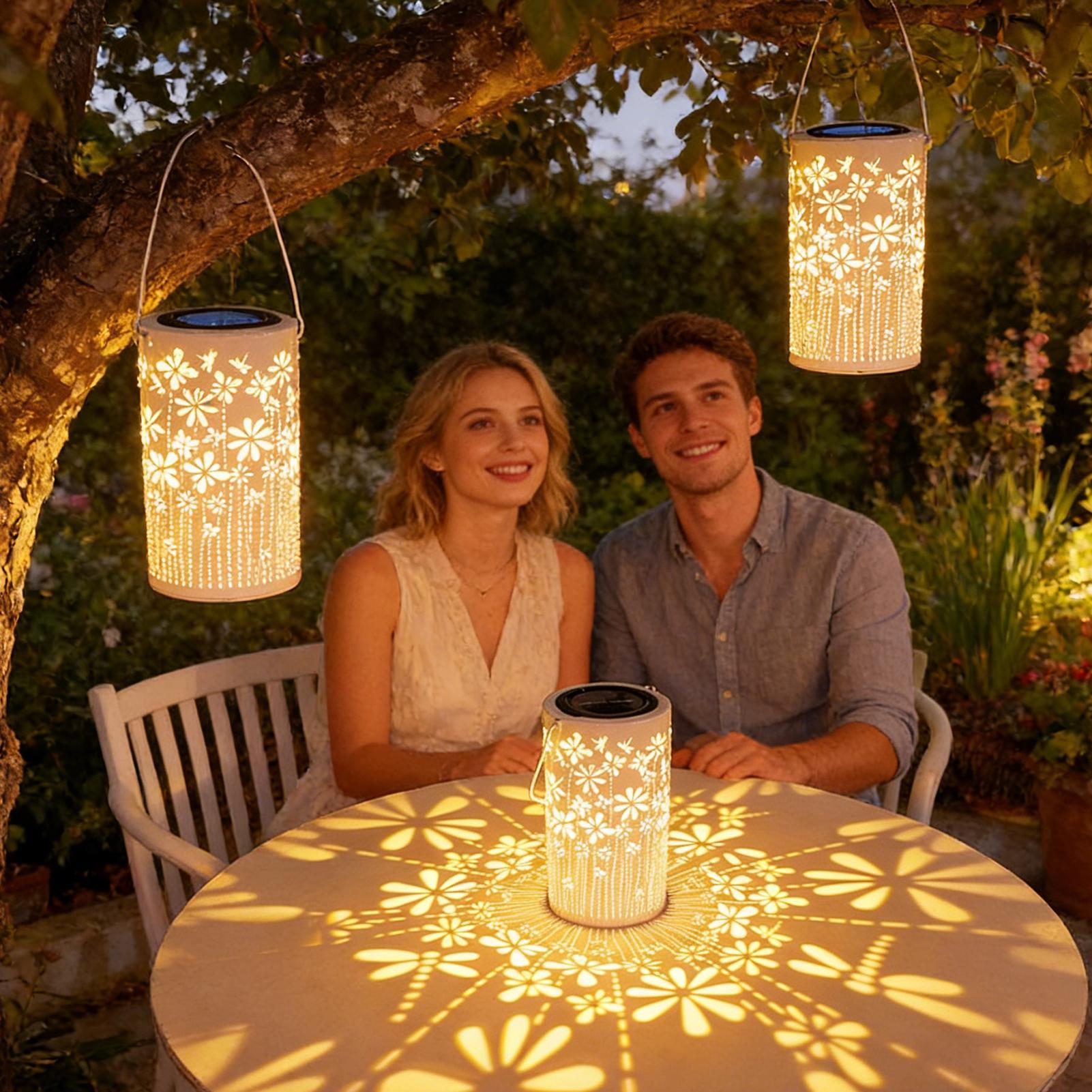 Lanternas solares coloridas de - Solar Path Light avaliação e preço