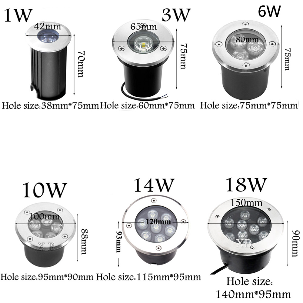 À prova dwaterproof água condu - Ground Light Recessed avaliação e preço