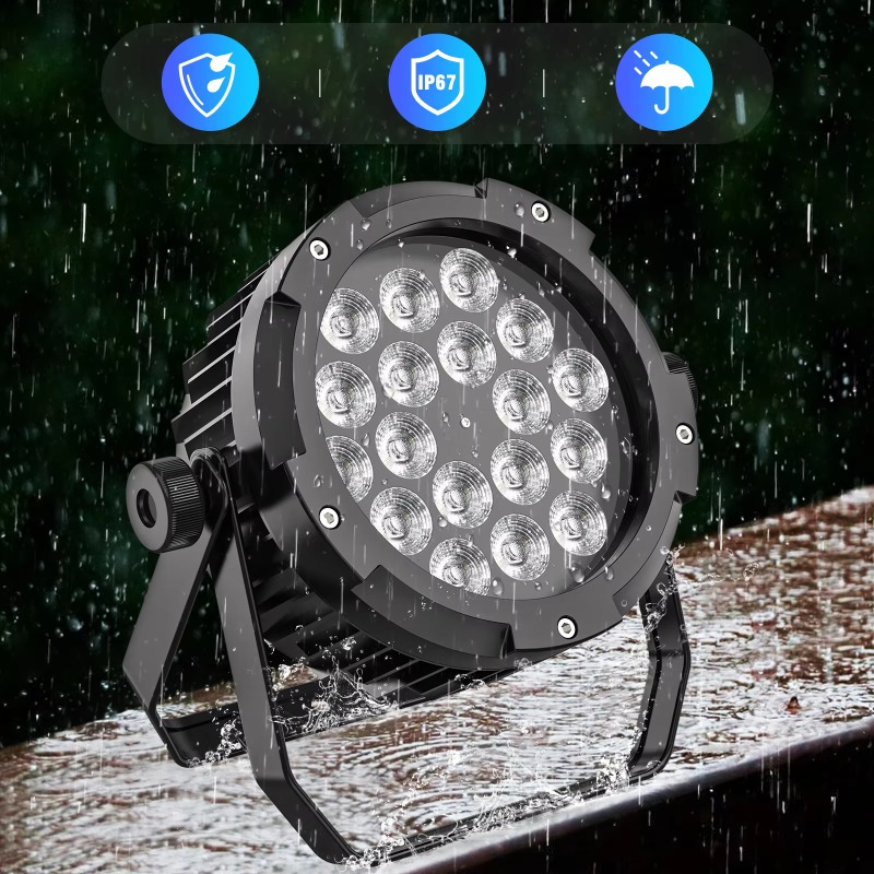 4 Peças de Luz Par RGBW UV à P - Outdoor Lighting Ip65 avaliação e preço