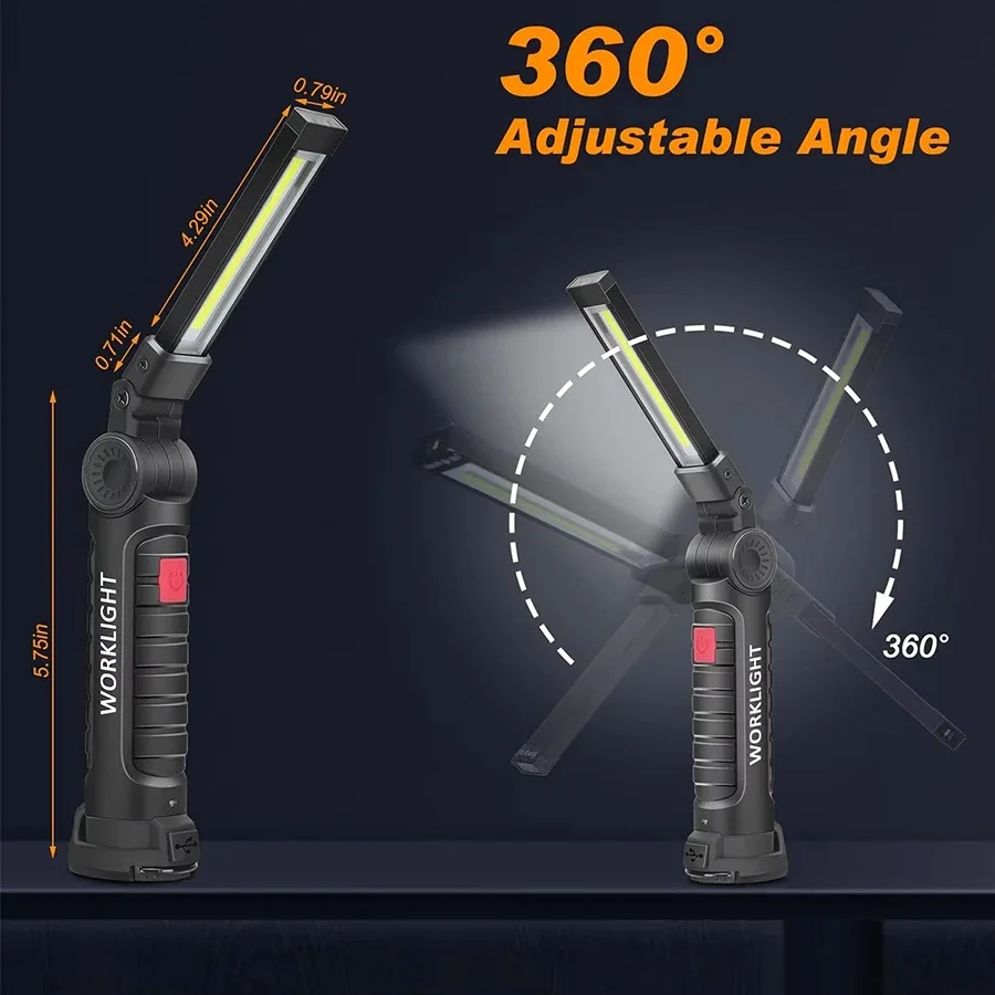 Nova Lanterna LED COB Portátil - Hanging Outdoor Lighting avaliação e preço