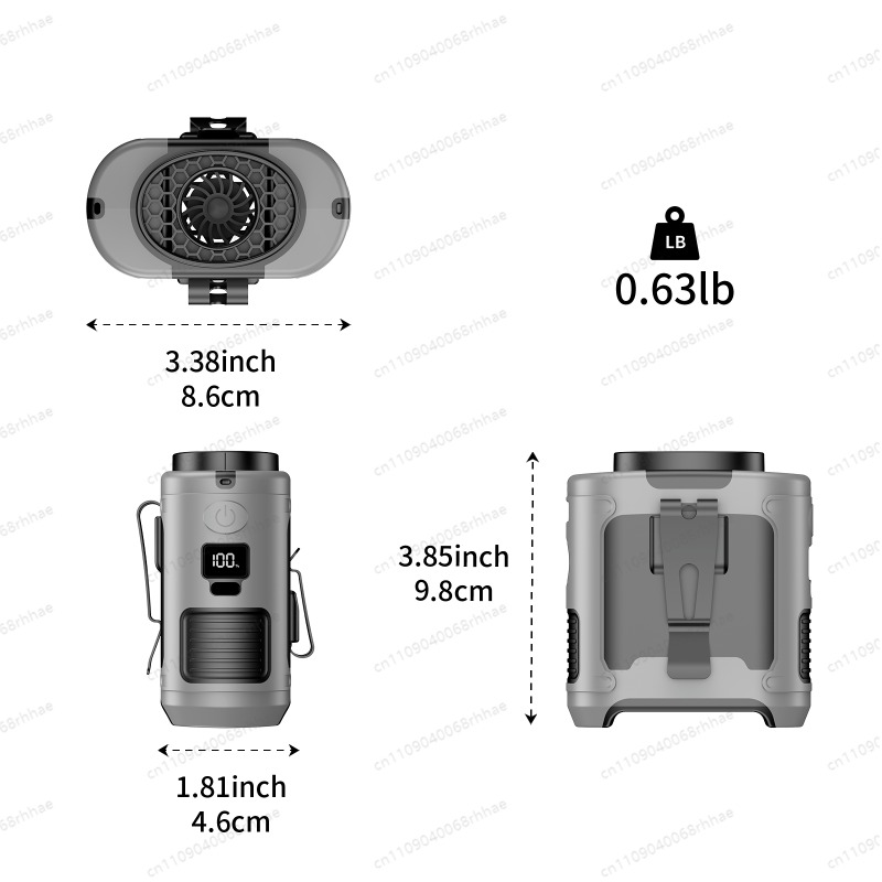 Ventilador Portátil de Cintura - Hanging Outdoor Lighting avaliação e preço