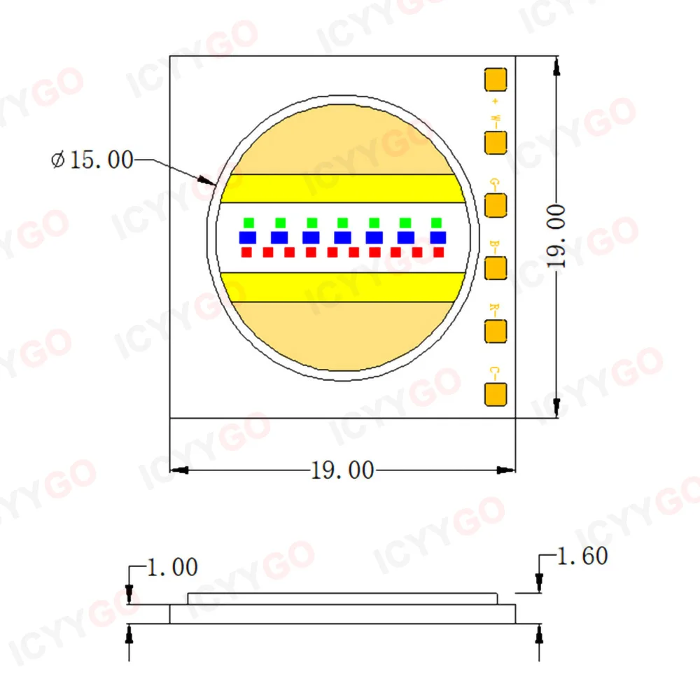 25W COB 1916 LED Conta de lâmp - Outdoor Lighting Gazebo avaliação e preço