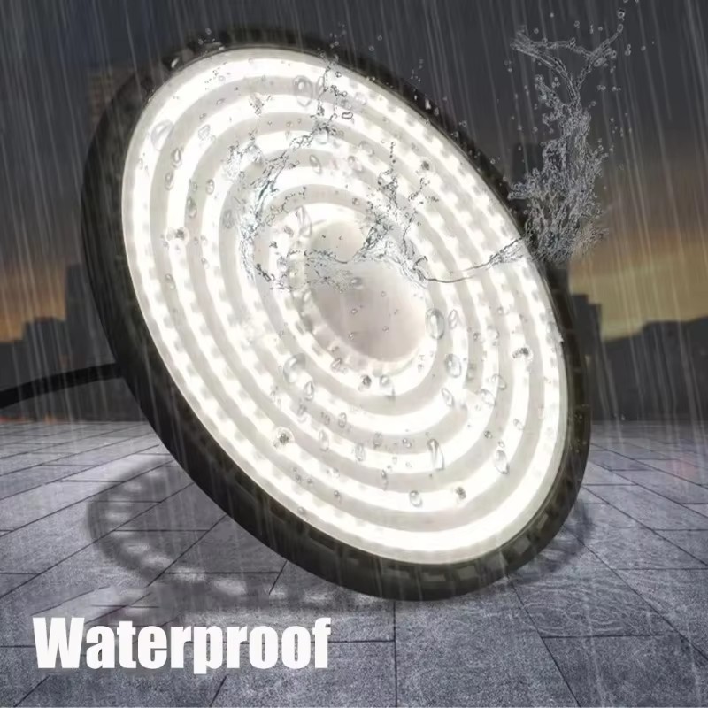 100-200w led industrial ufo lâ - Outdoor Lighting Warehouse avaliação e preço