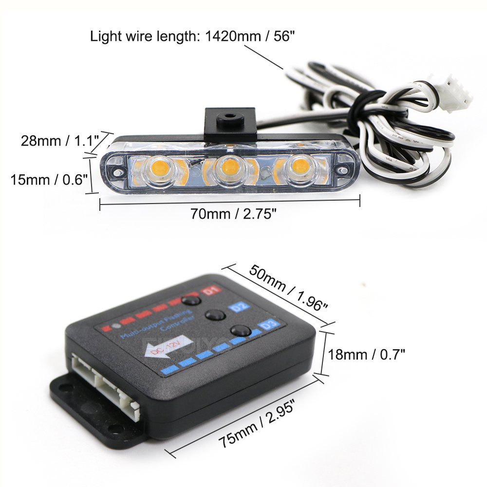 Luz Estroboscópica LED para Ca - Outdoor Lighting Yellow avaliação e preço